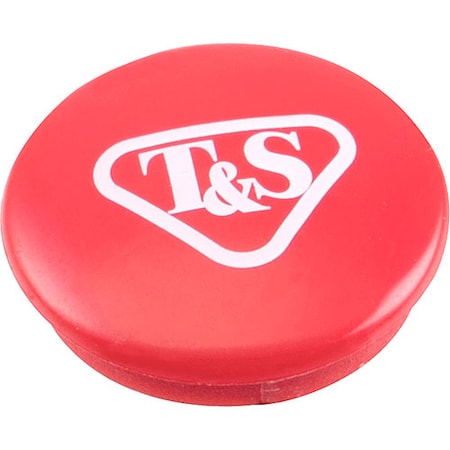 T&S Brass Red Button 019364-45